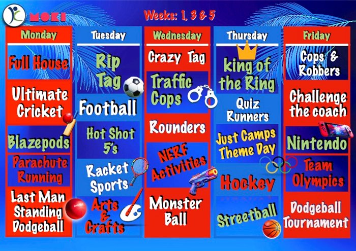 Summer Schedule 2026